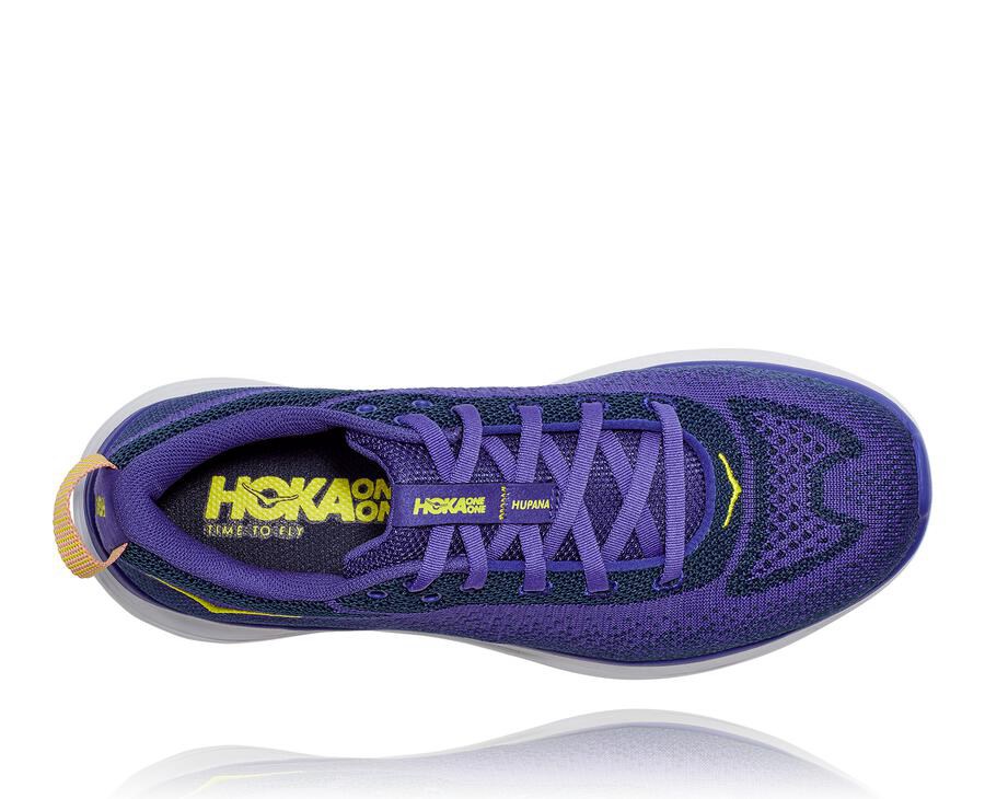 Hoka One One Running Shoes Womens Blue/White - Hupana Flow - 84916WVHI